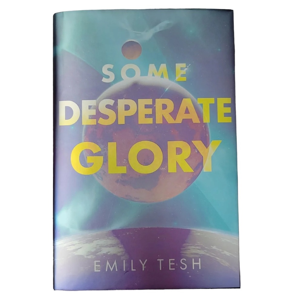 Illumicrate Signed Bookplate Some Desperate Glory Emily Tesh Unread Sprayed Edge